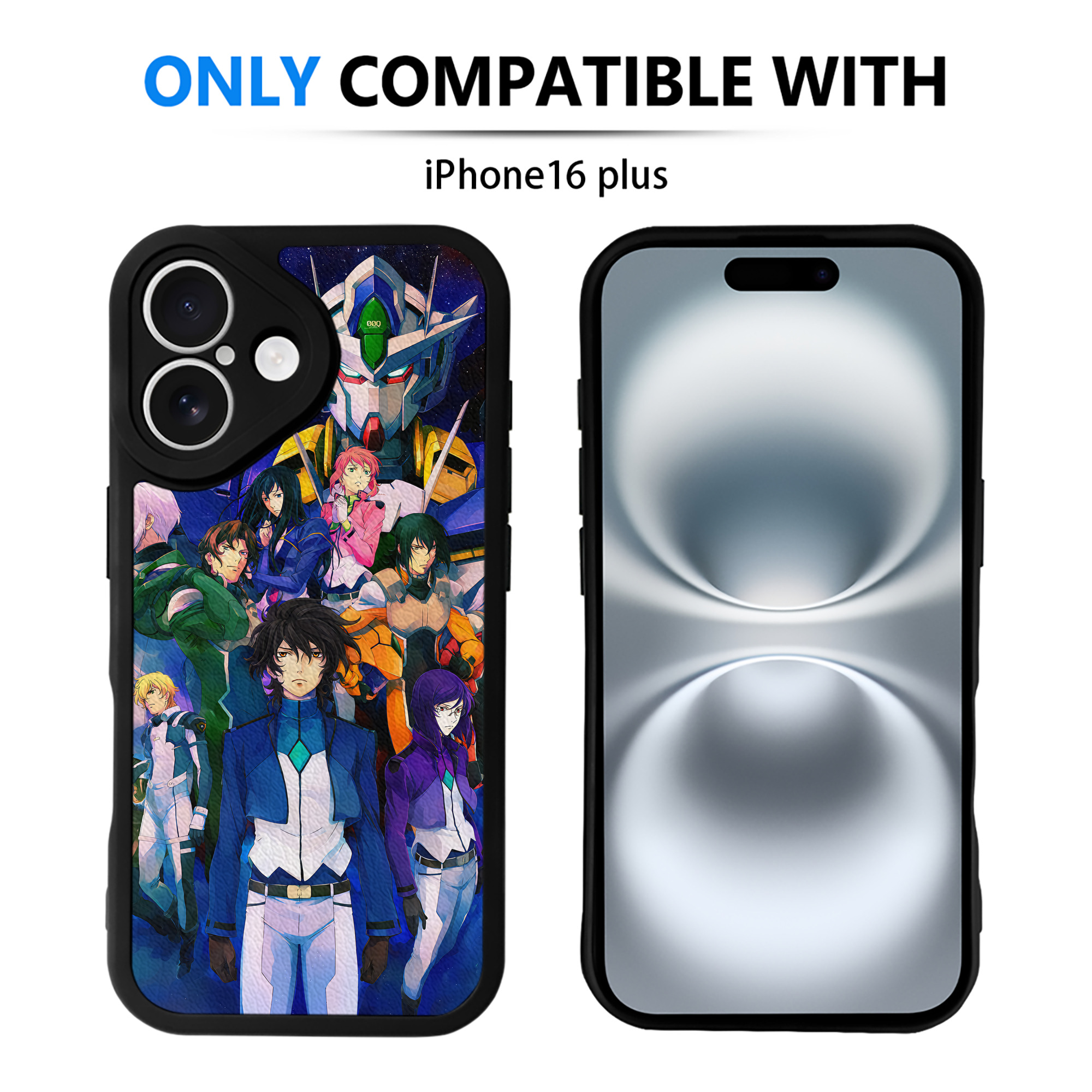（画像用） 機動戦士ガンダム Mobile Suit Gundam 【iPhone 16シリーズ対応】シリコンスマホケース（レザー調） 材質：シリコン